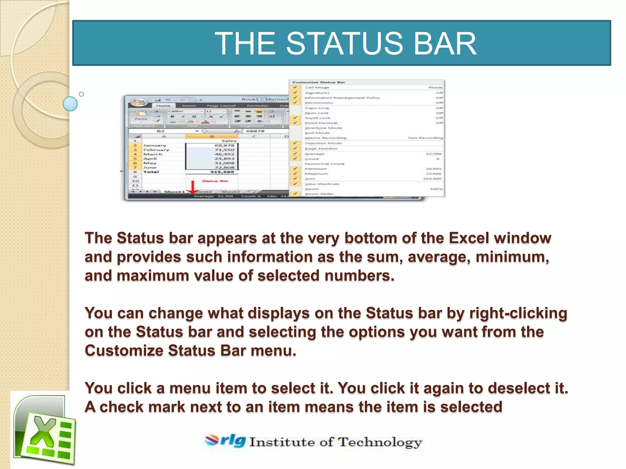 Introduction to microsoft excel 2007 | PPTX | Computing | Technology ...