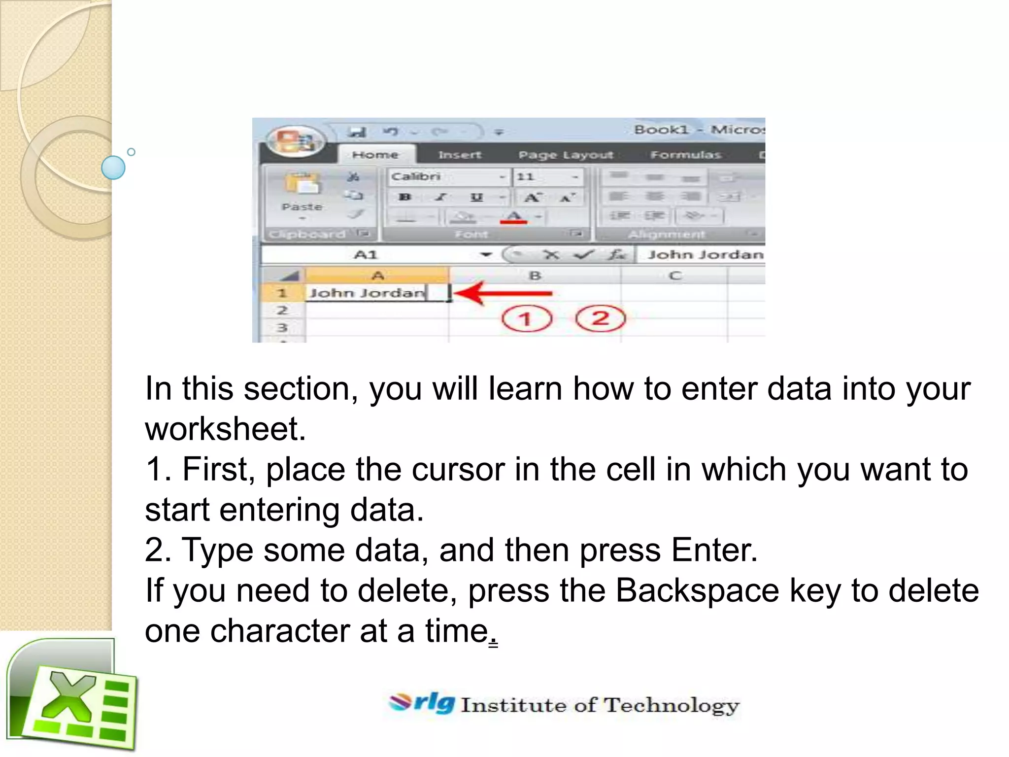 Introduction to microsoft excel 2007 | PPTX | Computing | Technology ...
