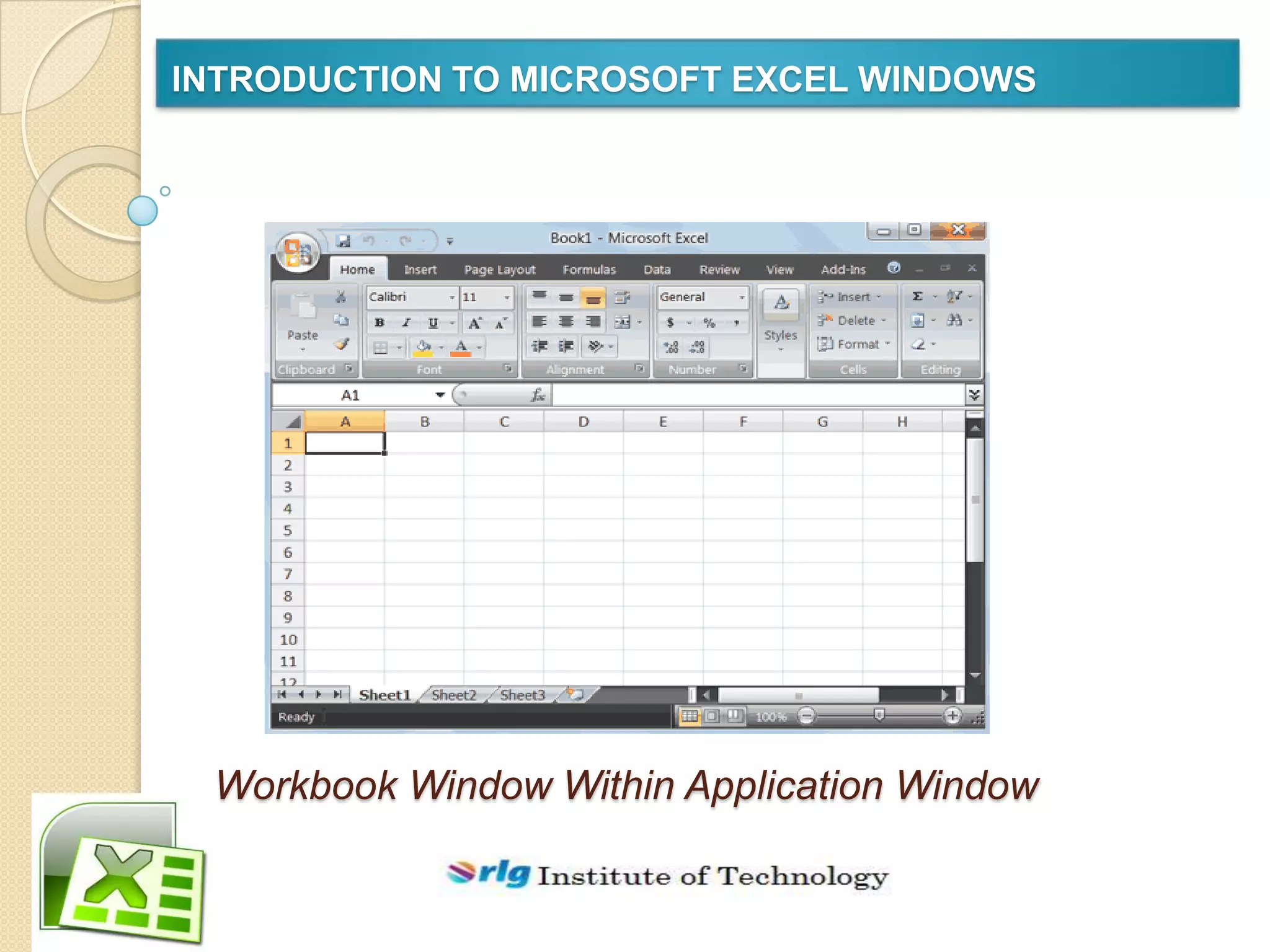 Introduction to microsoft excel 2007 | PPTX | Computing | Technology ...