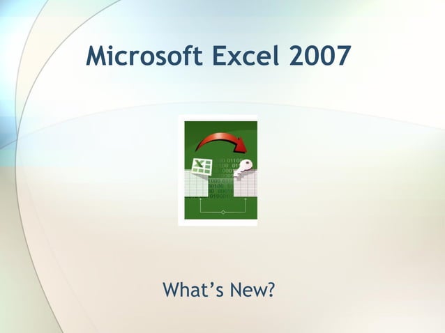 Introduction to microsoft office 2007 | PPT