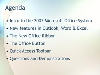 Introduction to microsoft office 2007 | PPT
