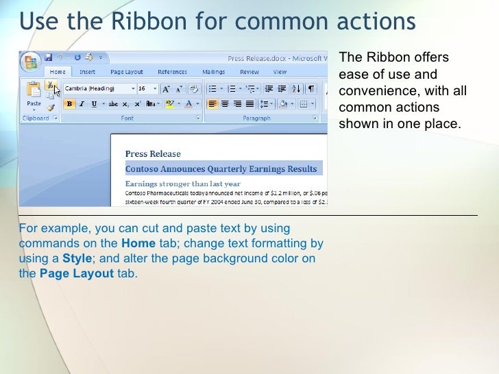 introduction to microsoft office 2007