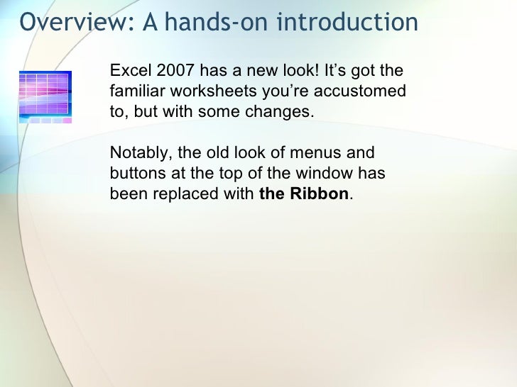 introduction to microsoft office 2007