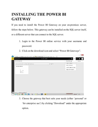 Power Bi Server User Guide.pdf INTRODUCTION TO MICROSOFT POWER BI.pdf