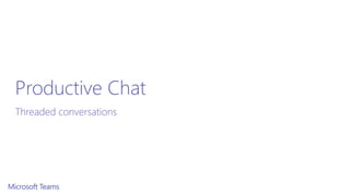 Introduction to microsoft teams | PDF