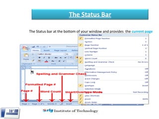 Introduction to microsoft word 2007 | PPTX