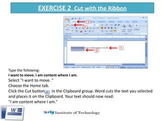 Introduction to microsoft word 2007 | PPTX