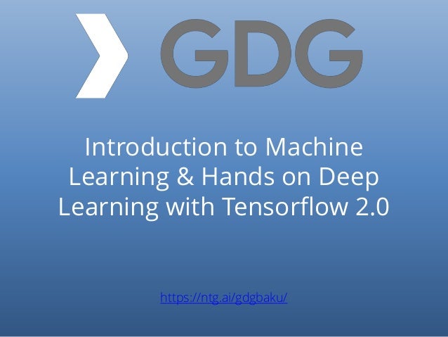 deep learning hands on