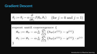 Gradient Descent
 