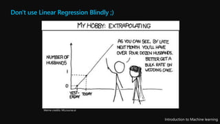 Don't use Linear Regression Blindly ;)
 