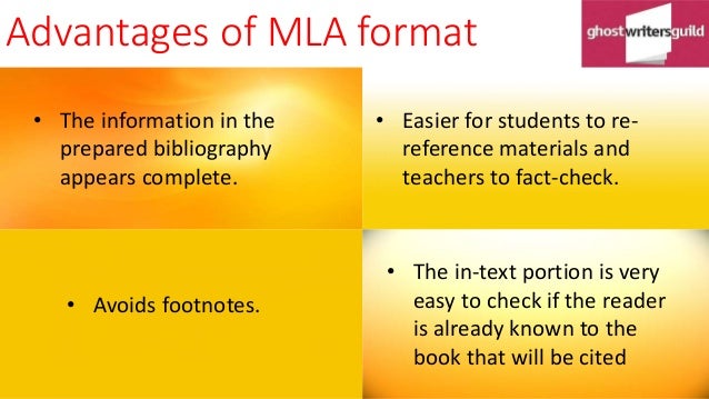 mla format format