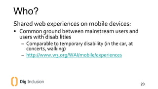 Introduction to mobile accessibility