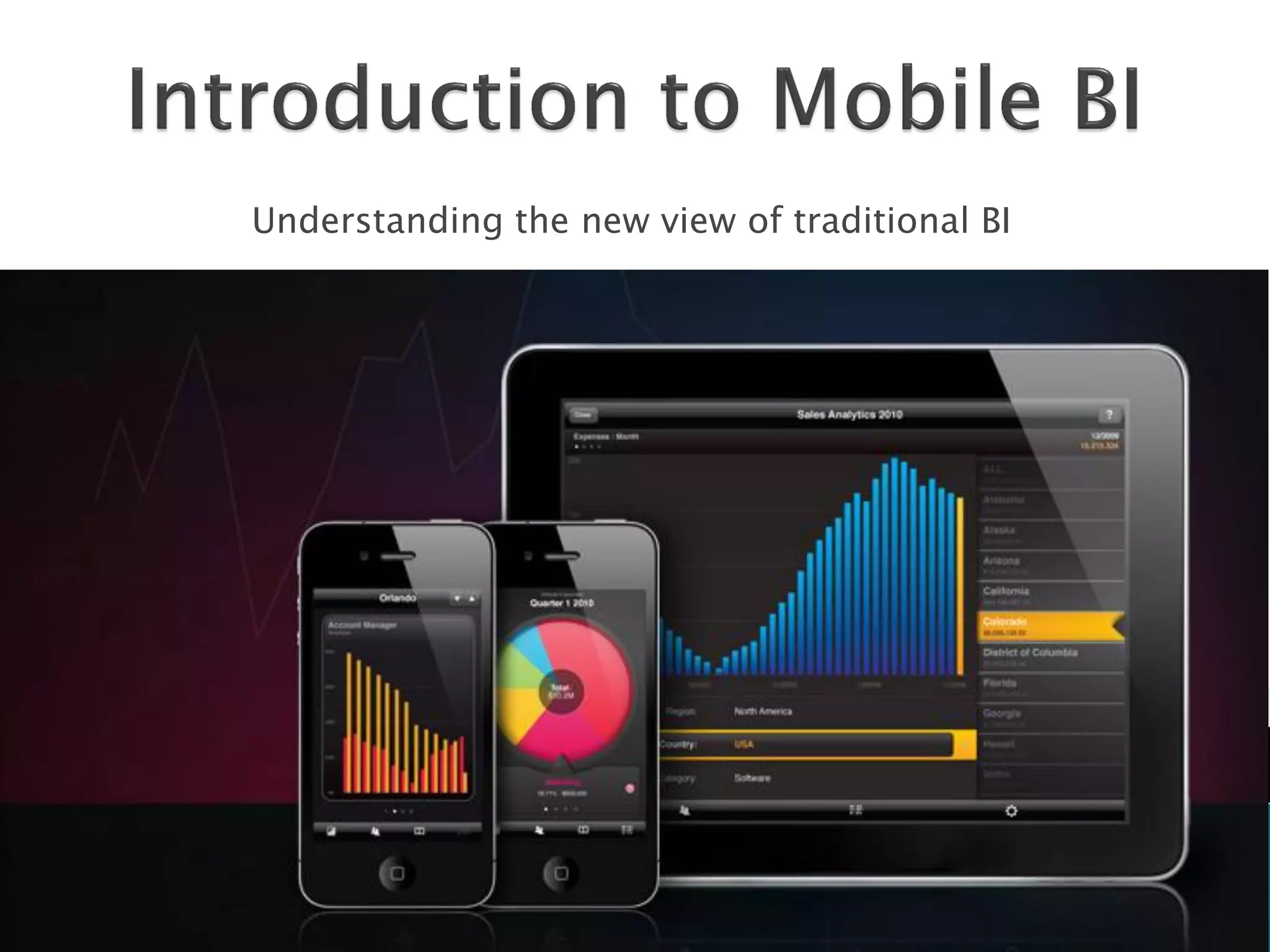 Understanding the new view of traditional BI
 