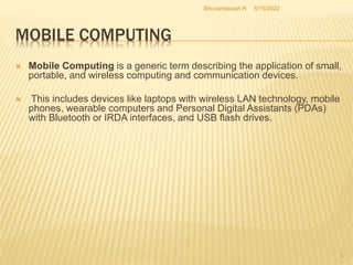 Mobile Computing Course Overview INTRODUCTION TO MOBILE COMPUTING.pptx