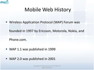 Introduction to Mobile Internet | PPTX
