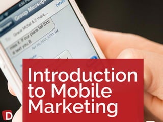 Introduction to Mobile
Marketing (Chinese subtext)
 