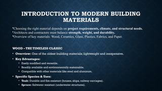 Introduction to Modern Building Materials.pptx