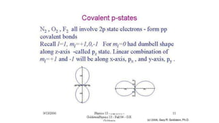 Lecture 15: Diatomic Molecules