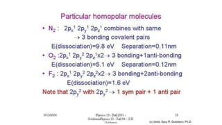Lecture 15: Diatomic Molecules