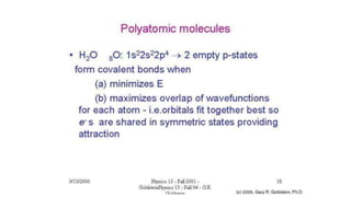 Lecture 15: Diatomic Molecules