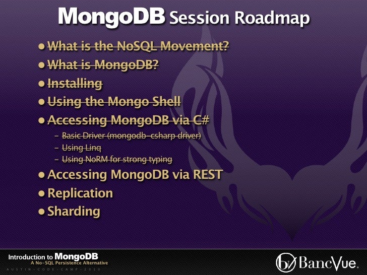 Introduction to MongoDB (from Austin Code Camp)