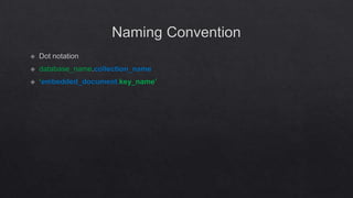 Introduction to MongoDB