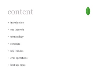 An Introduction to MongoDB | PDF