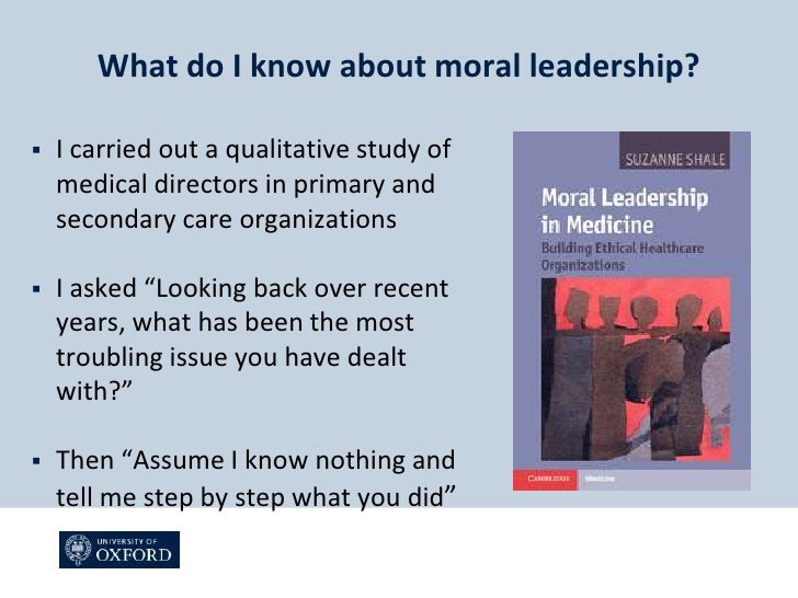 Introduction To Moral Leadership
