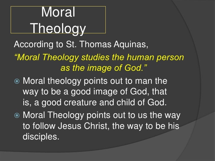 Introduction to moral theology