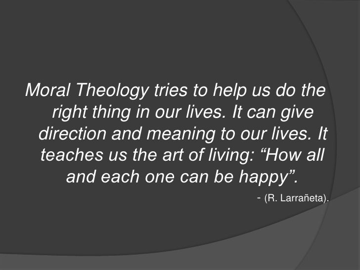 Introduction to moral theology
