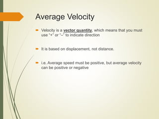 Definition Of Average Speed
