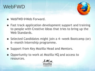 Introduction to mozilla and its projetcs | PPT