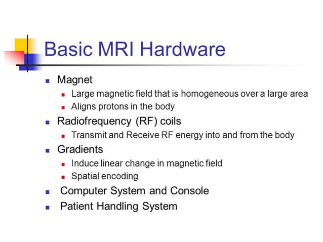 Introduction to mri | PPTX