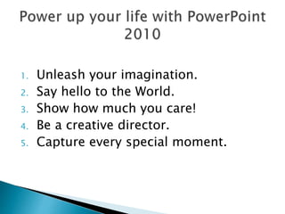 Introduction to ms power point Grade 9