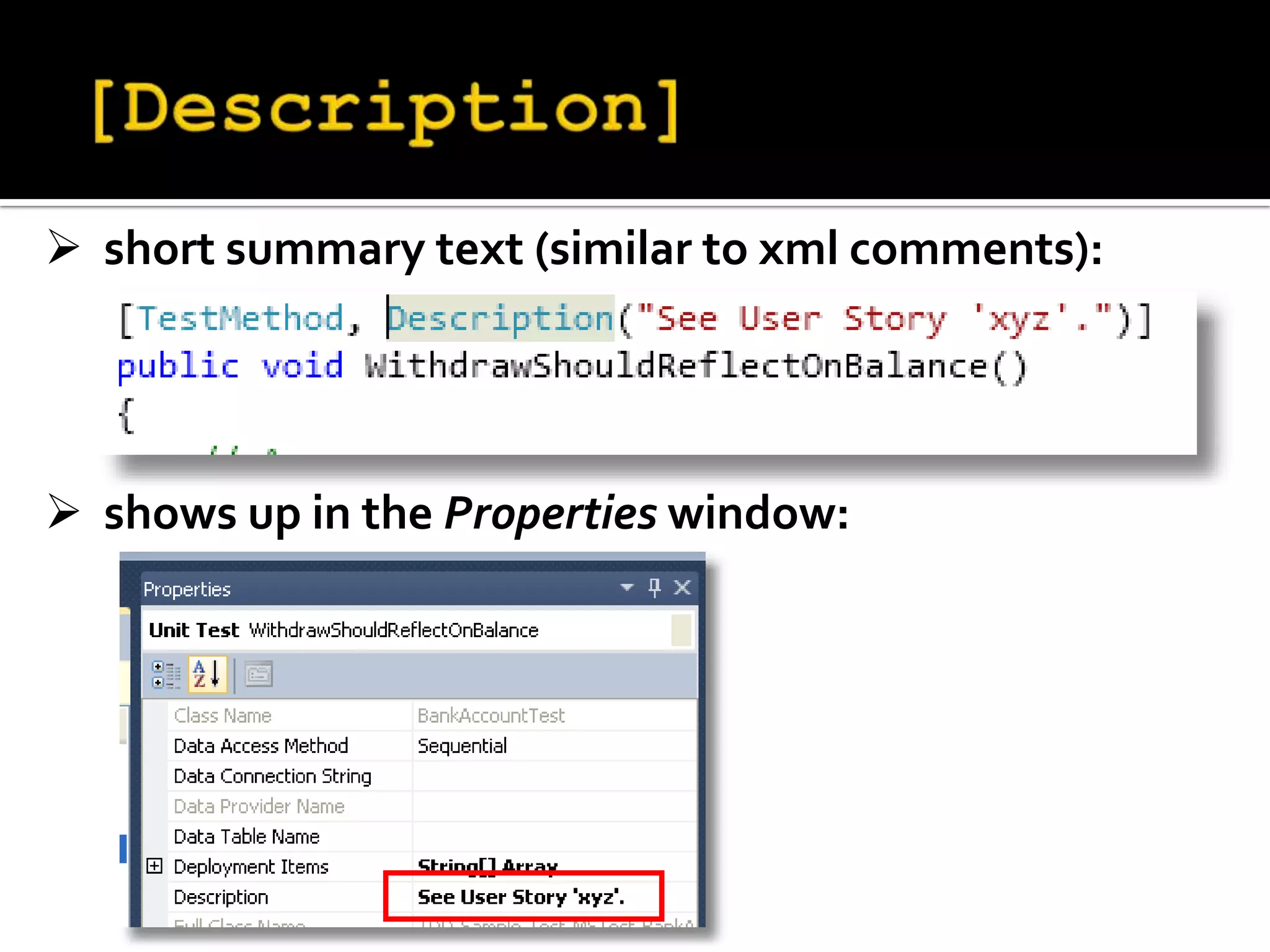  Containing class: [TestClass]