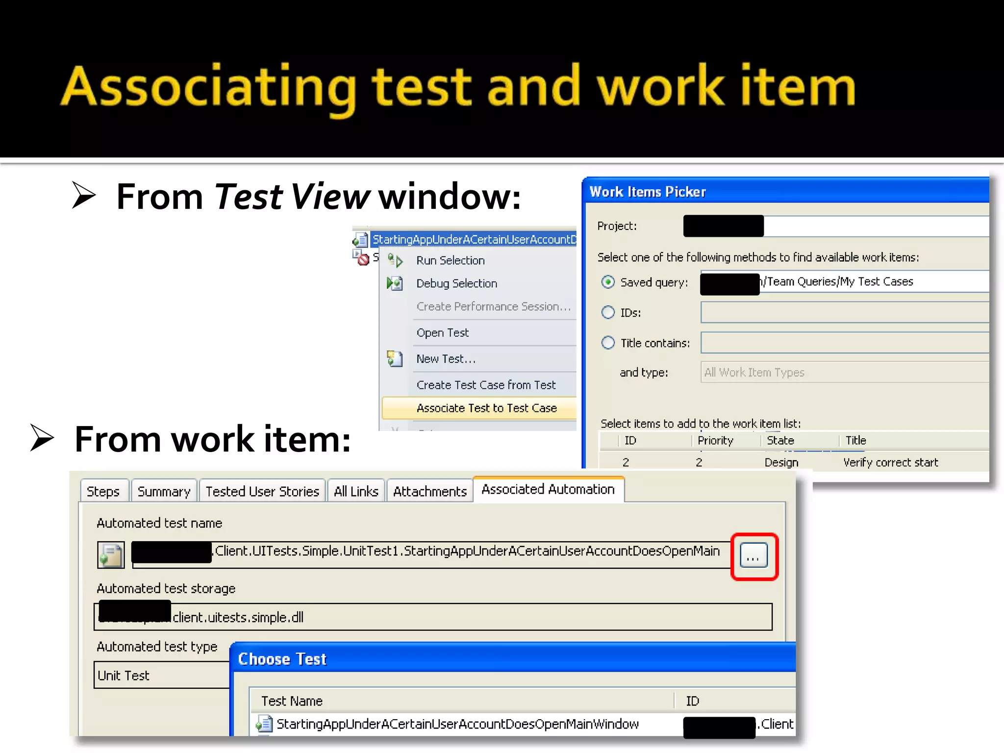  show up in the Properties window:[TestCategory] assign (arbitrary) categories to a test: