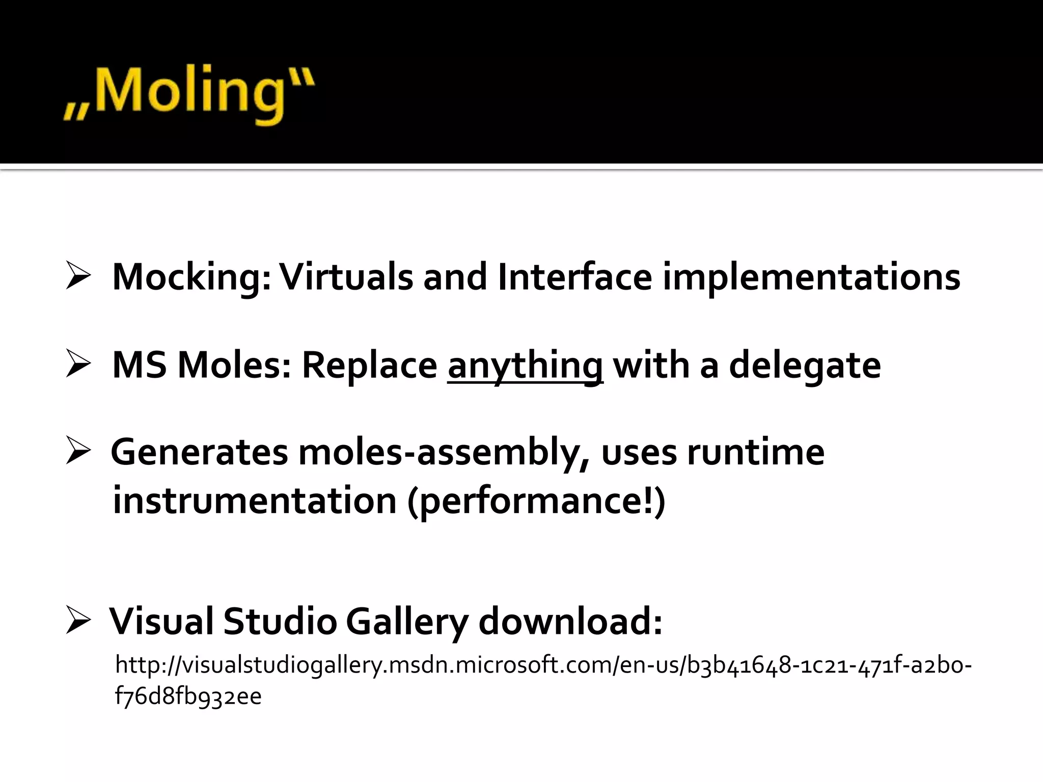 e.g. for different test runs