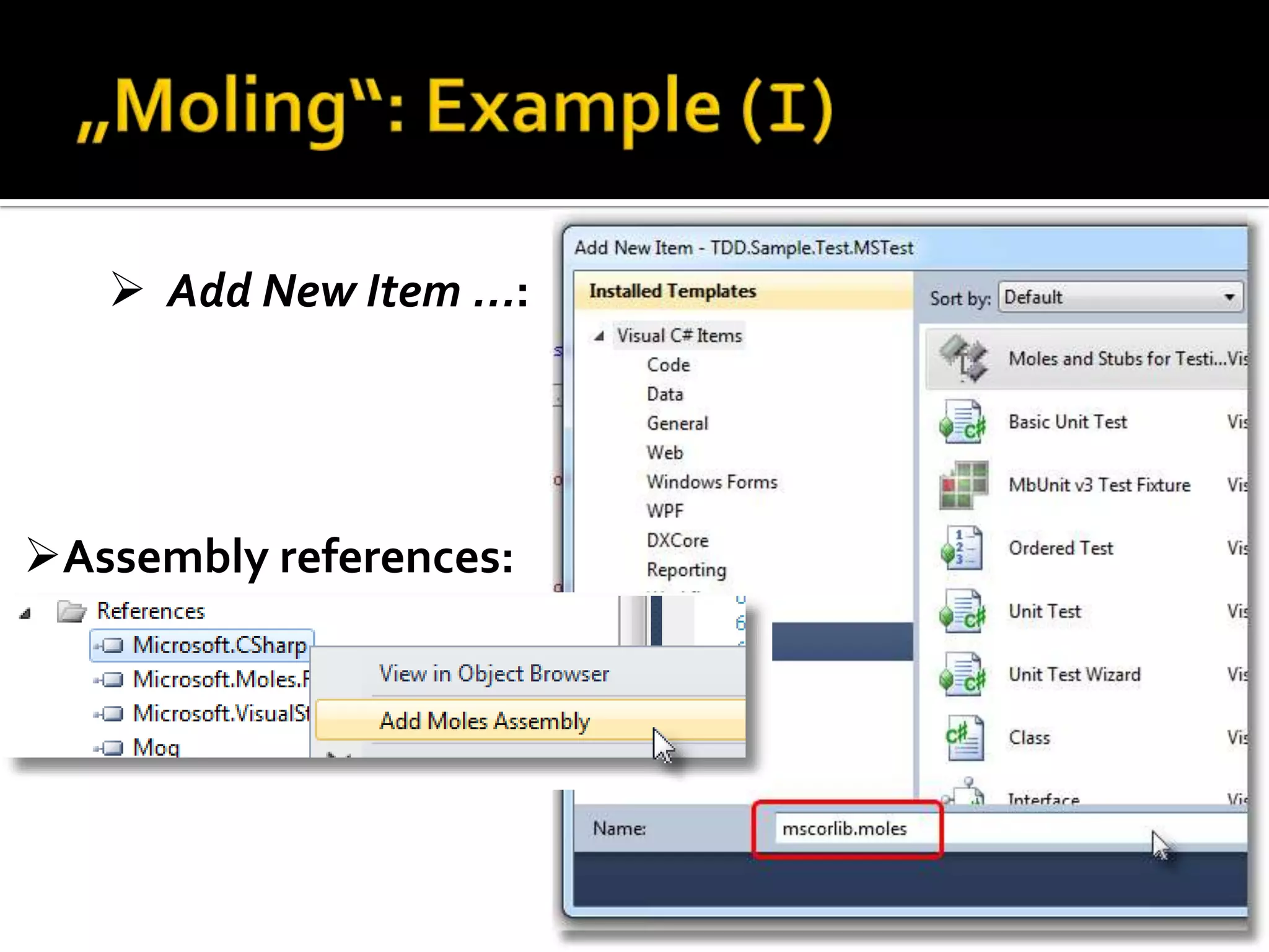  similar use to that of TestCategory attribute