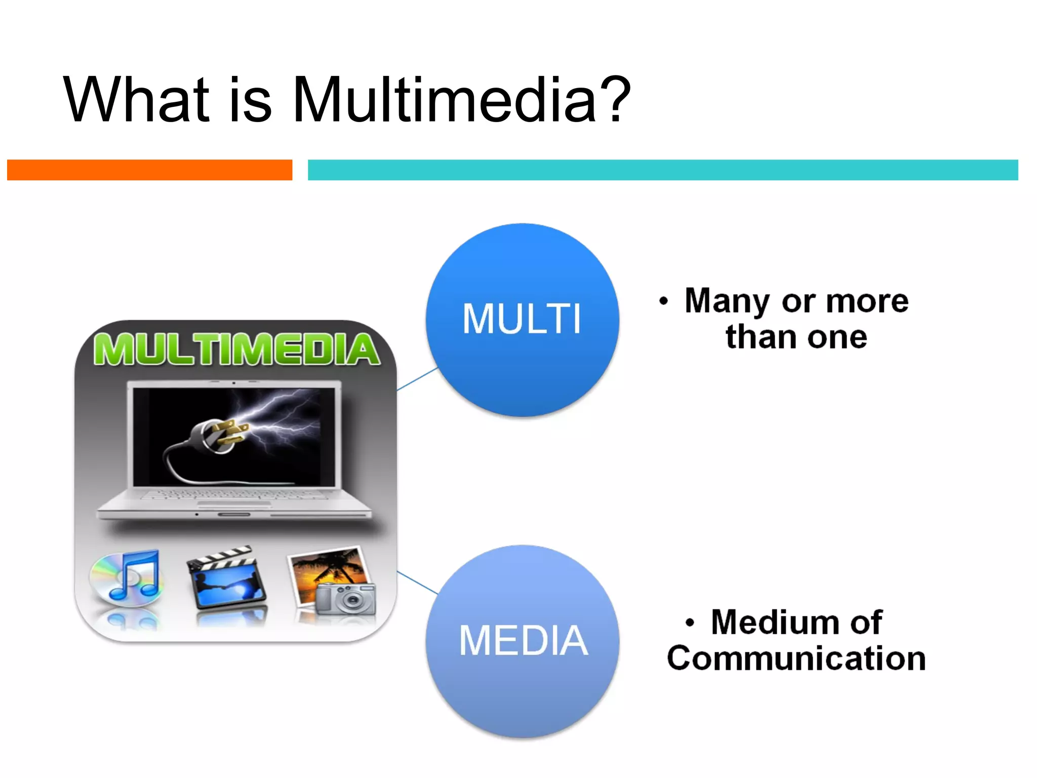What is Multimedia?
 
