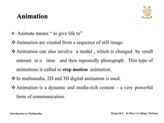 Introduction to multimedia | PDF