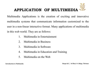 Introduction to multimedia | PDF