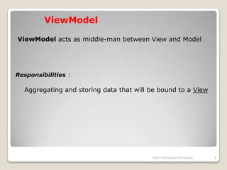  Testing a View is very difficult and time consuming.4http:/facebook/honeydev