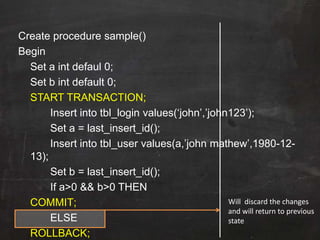 Introduction to mysql part 5 | PPTX