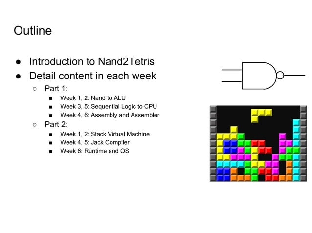 Introduction to nand2 tetris | PDF | Operating Systems | Computer ...