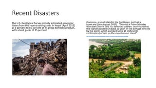 Introduction to natural disasters