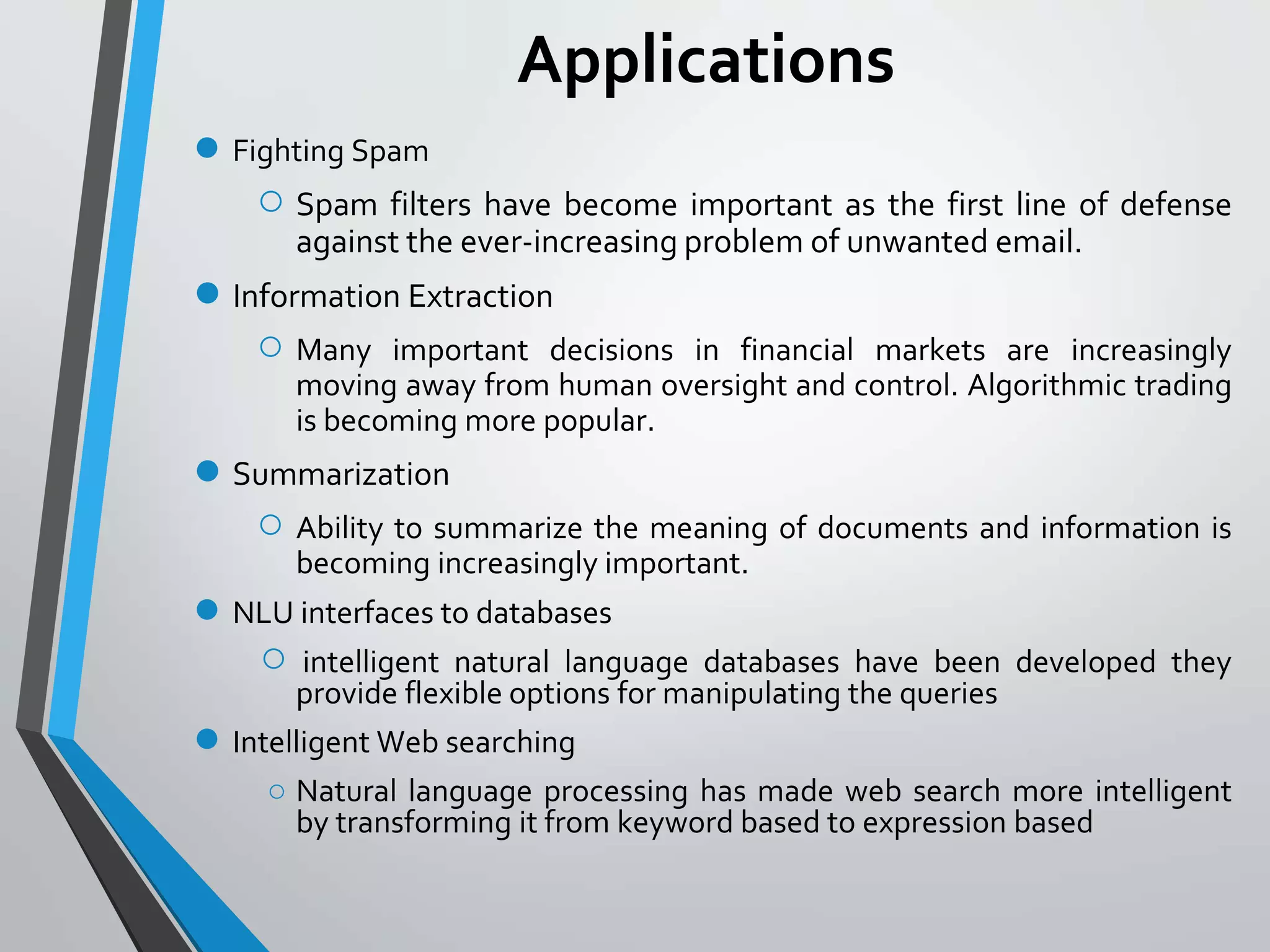 Introduction to natural language processing, history and origin