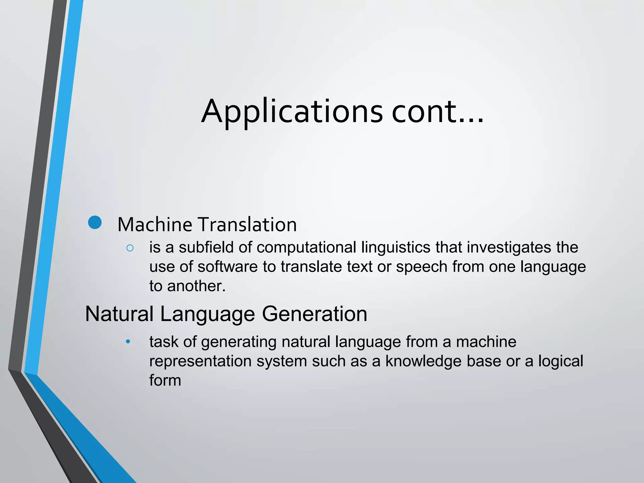 Introduction to natural language processing, history and origin