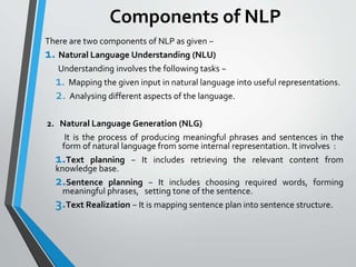 Introduction to natural language processing, history and origin
