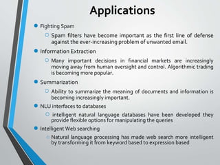 Introduction to natural language processing, history and origin