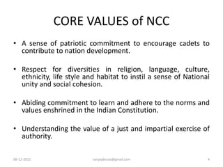Introduction to National Cadet Corps | PPTX
